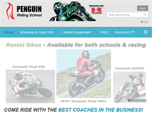 Tablet Screenshot of penguinracing.com